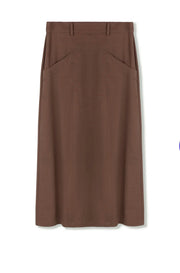 Point Twill Pocket Skirt