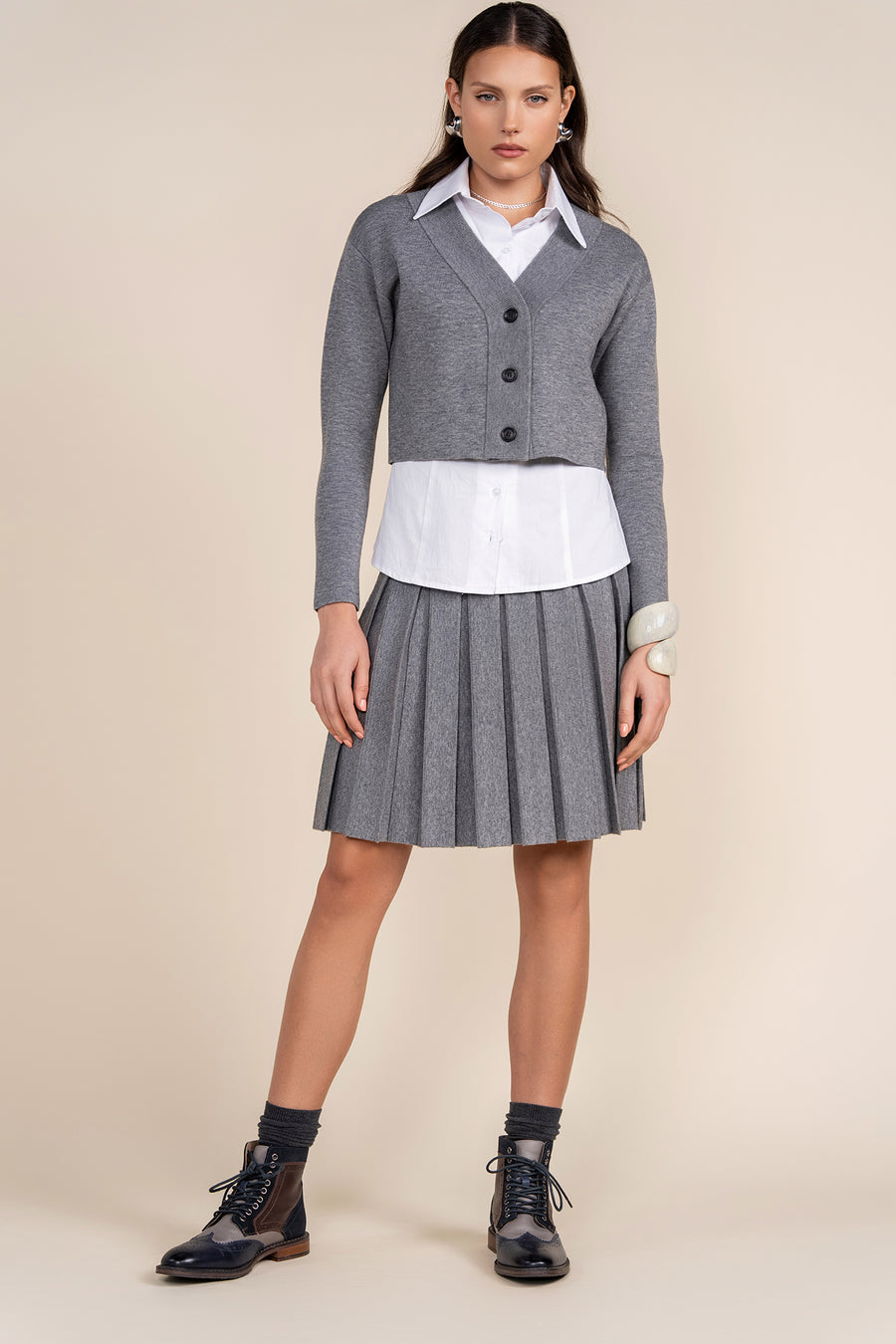 Apparalel Bondi Cardigan with Shirt (coordinating skirts)