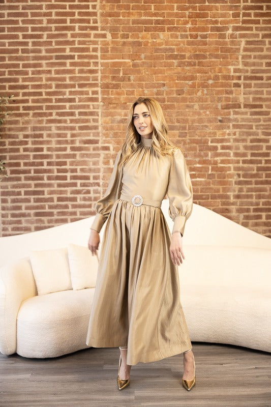 Byrd Emmeline Gold Dress