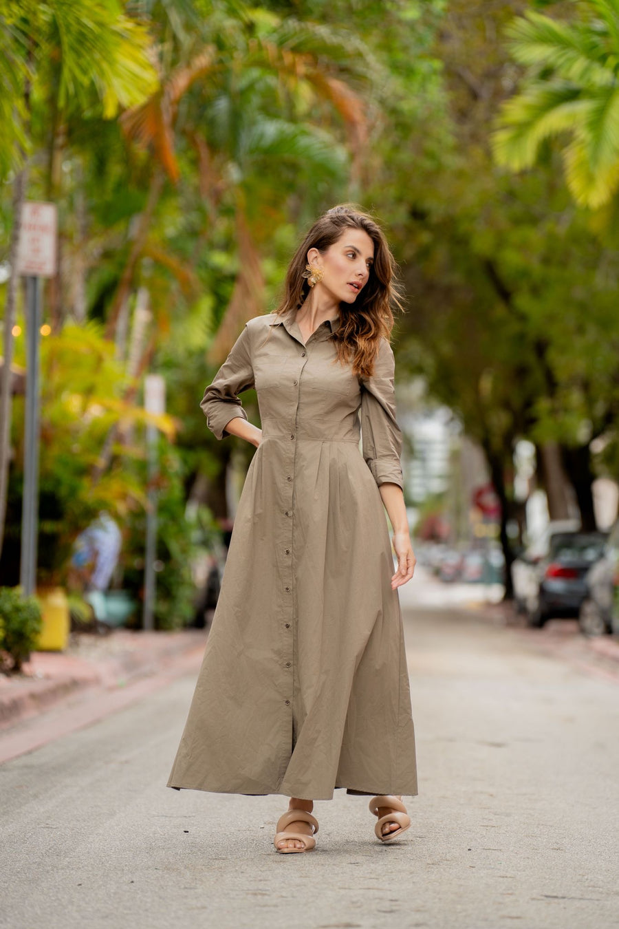 Luum Monaco Poplin Maxi Dress