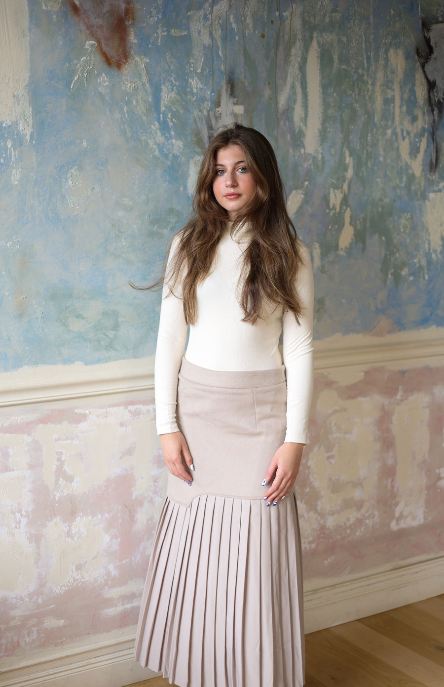 Ellie Makir Mohair Skirt