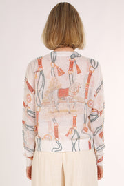 Beulah Hermes Style Sweater