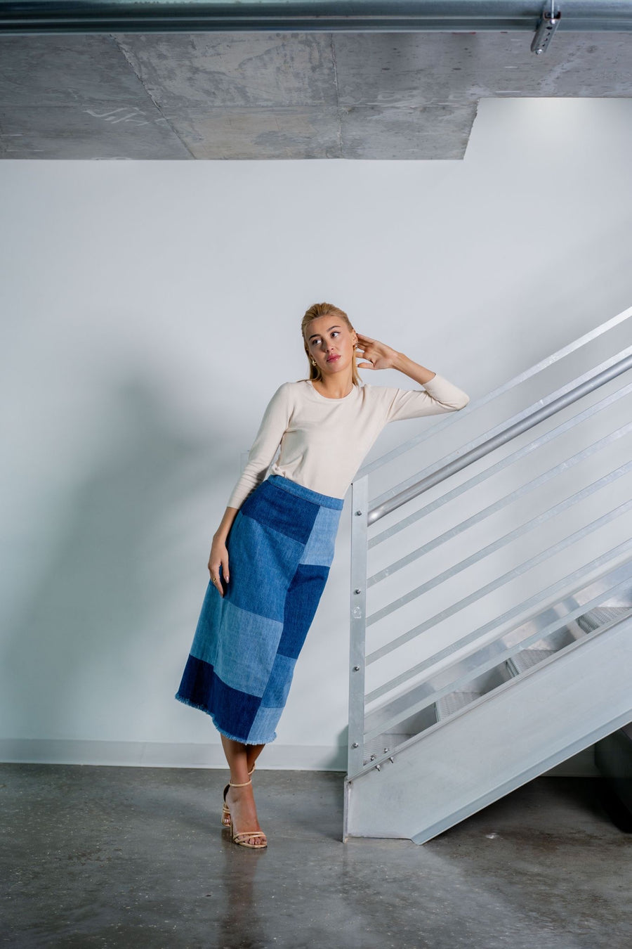 Luum Rebecca Denim Skirt