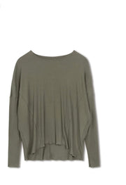 Point Long Sleeve Dolman Top