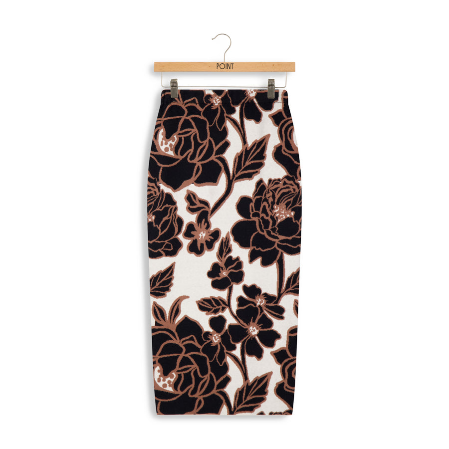 Point Jacquard Straight Skirt(coordinating top)