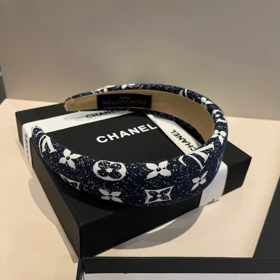 LV Padded Logo Headband