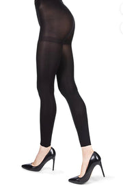 Memoi Super 100 Denier Opaque Footless Tights  MO-344