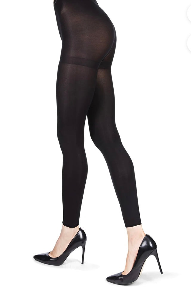 Memoi Super 100 Denier Opaque Footless Tights MO-344