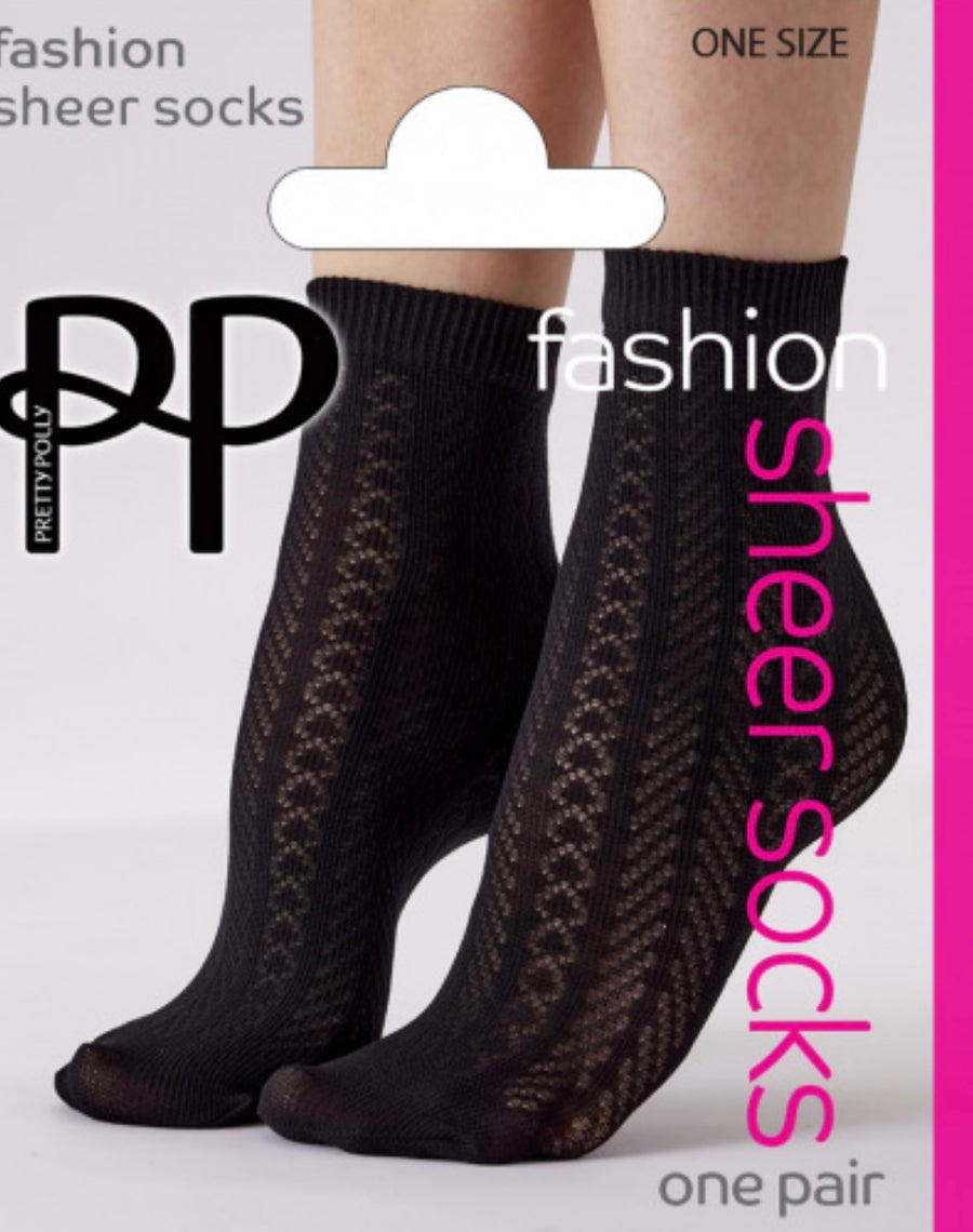 Pretty Polly Texture Anklet