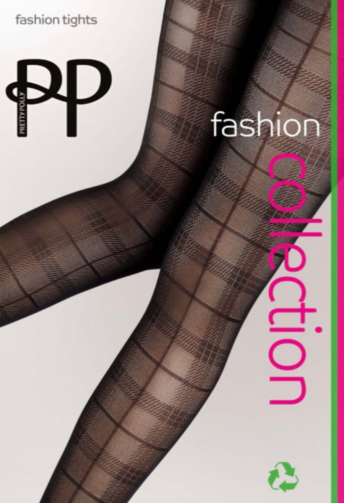 Pretty Polly Tartan Pattern Tights