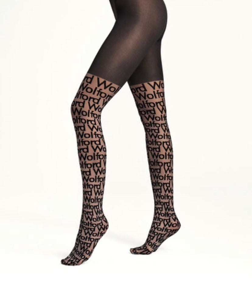Wolford Logo Tights