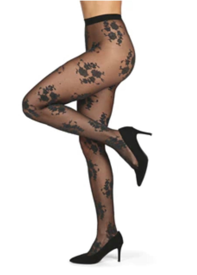 Memoi Tapestry Floral Sheer MTS07583