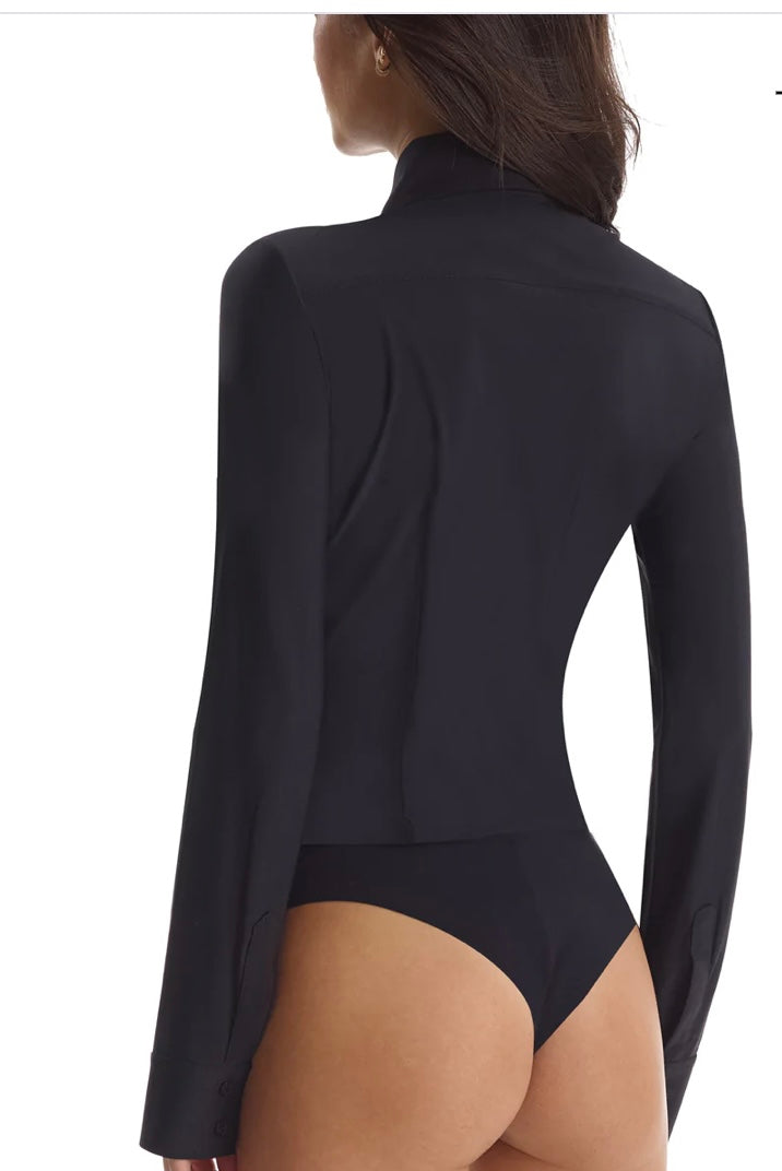 Commando Classic Button Down Bodysuit BDS205