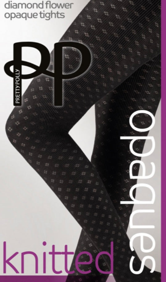 Pretty Polly Small Diamond Flower Tights
