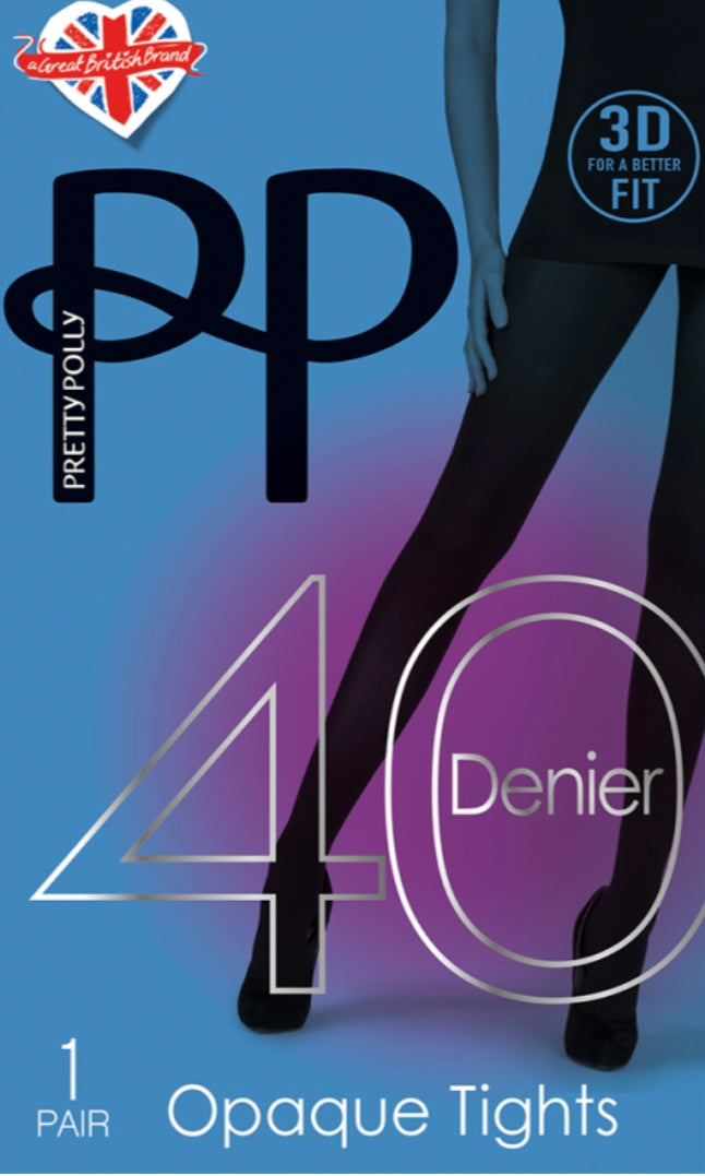 Pretty Polly 40 Den Tights