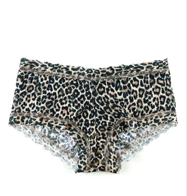 Hanky Panky Signature Lace Boyshorts Classic Leopard