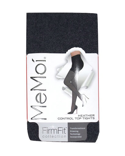 Memoi Firm Fit Control Top Heather Tights 80 Den MO 894