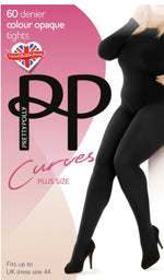 Pretty Polly Curves Plus Opaque Tights
