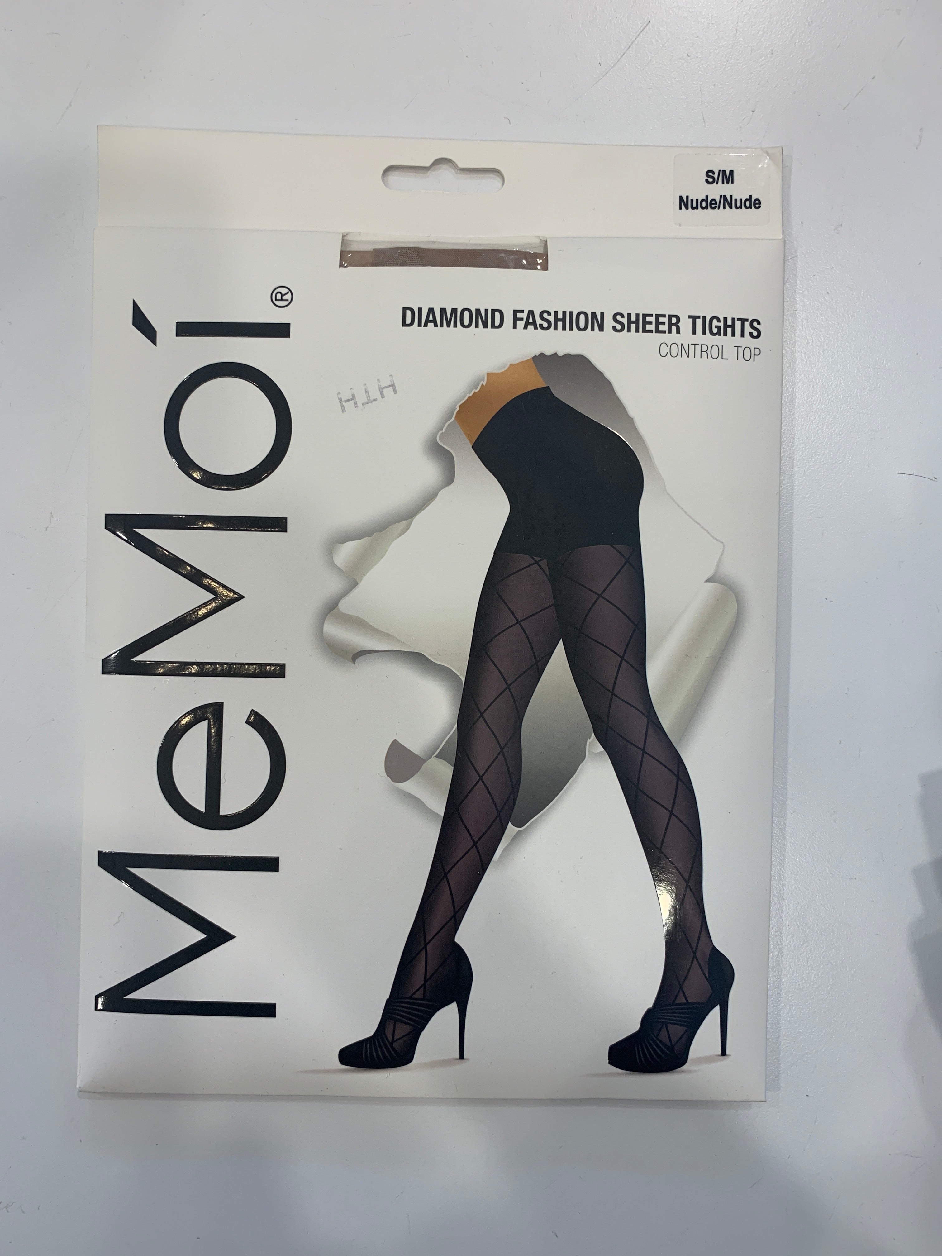 Memoi Diamond Sheer Tights 107