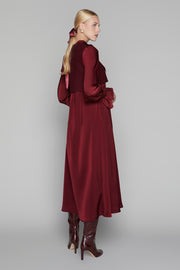 Apparalel Claremont Dress in Merlot