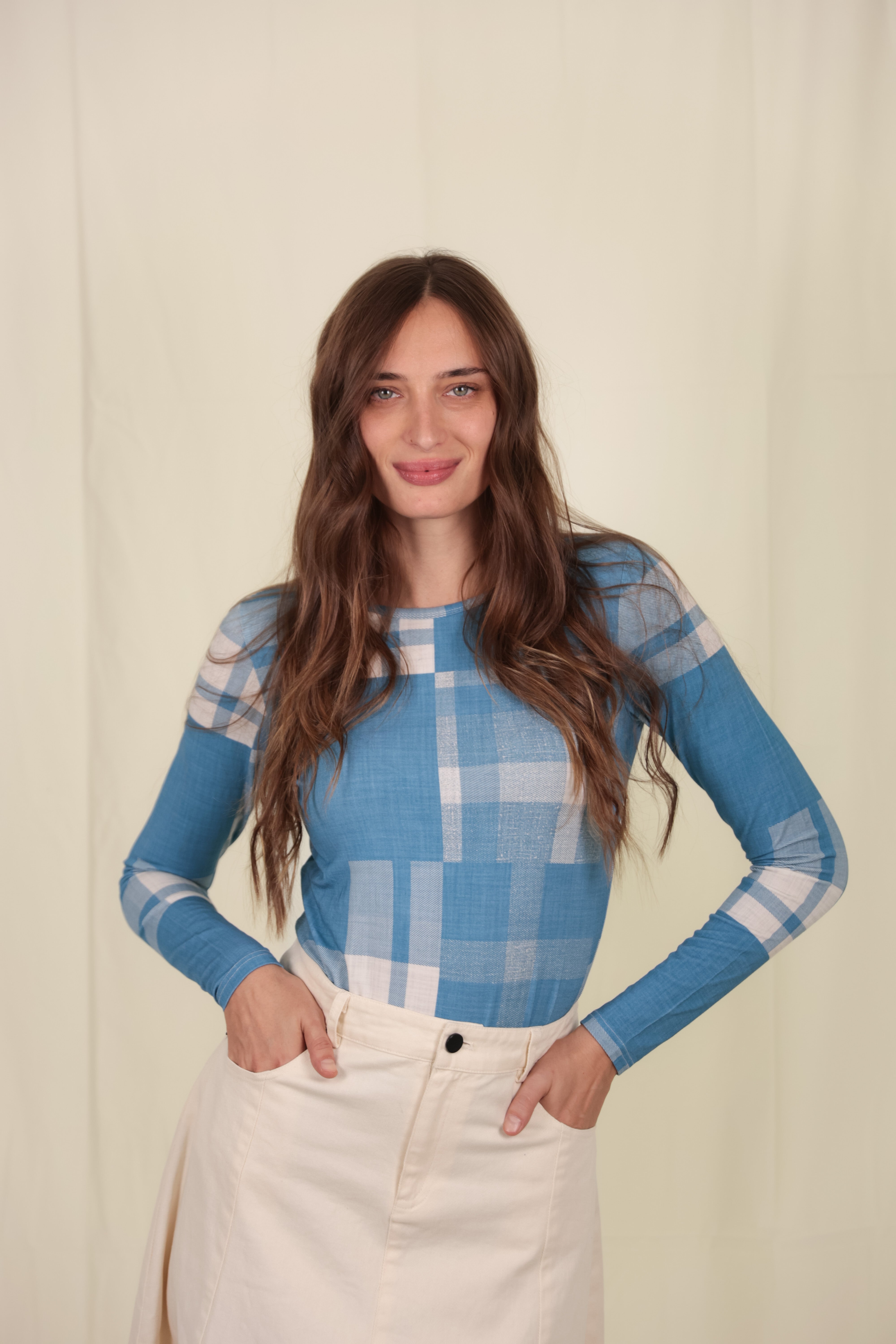 Byrd Plaid Top