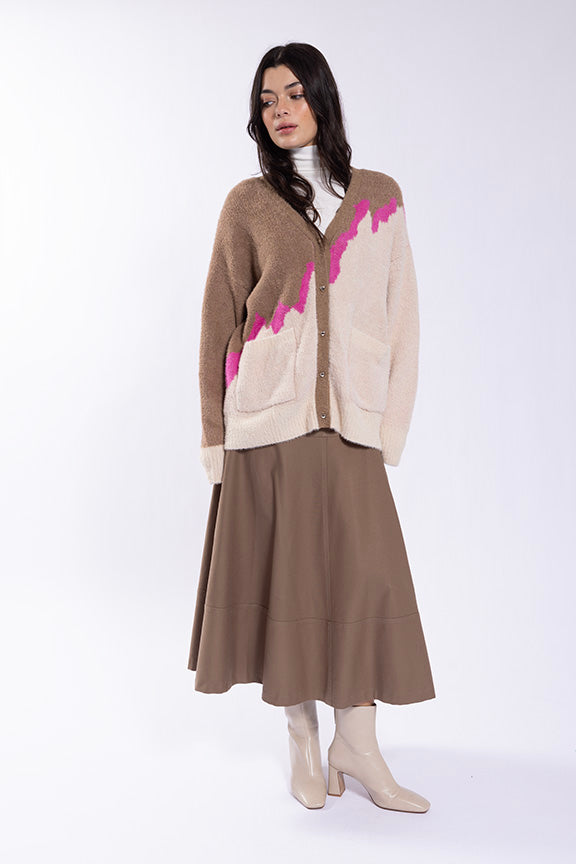 Maple Cliff Yoke Paneled Skirt