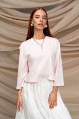 Luum Liam 3/4 Sleeve Cotton Top