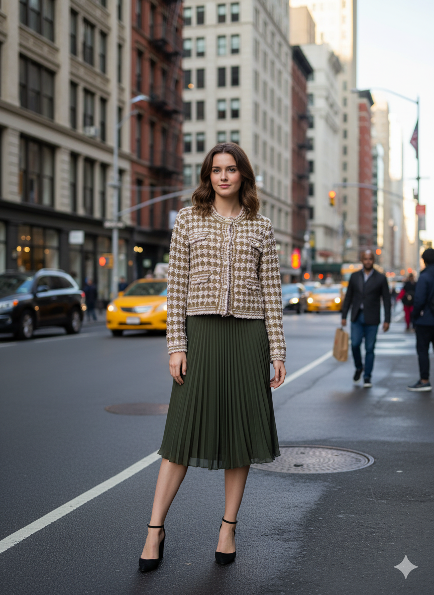 Beulah Knit Chanel Jacket