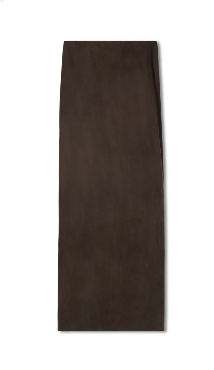 Point Straight Ribbed Skirt (coordinates with Lux Tie Cardigan)