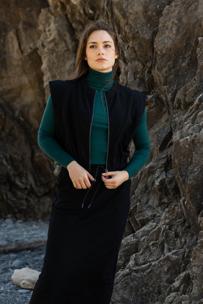 Point Long Sleeve Turtleneck