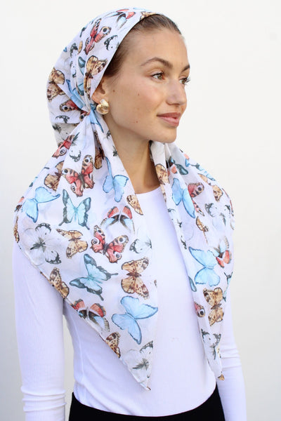 The Scarf Bar Butterfly World Head Scarf