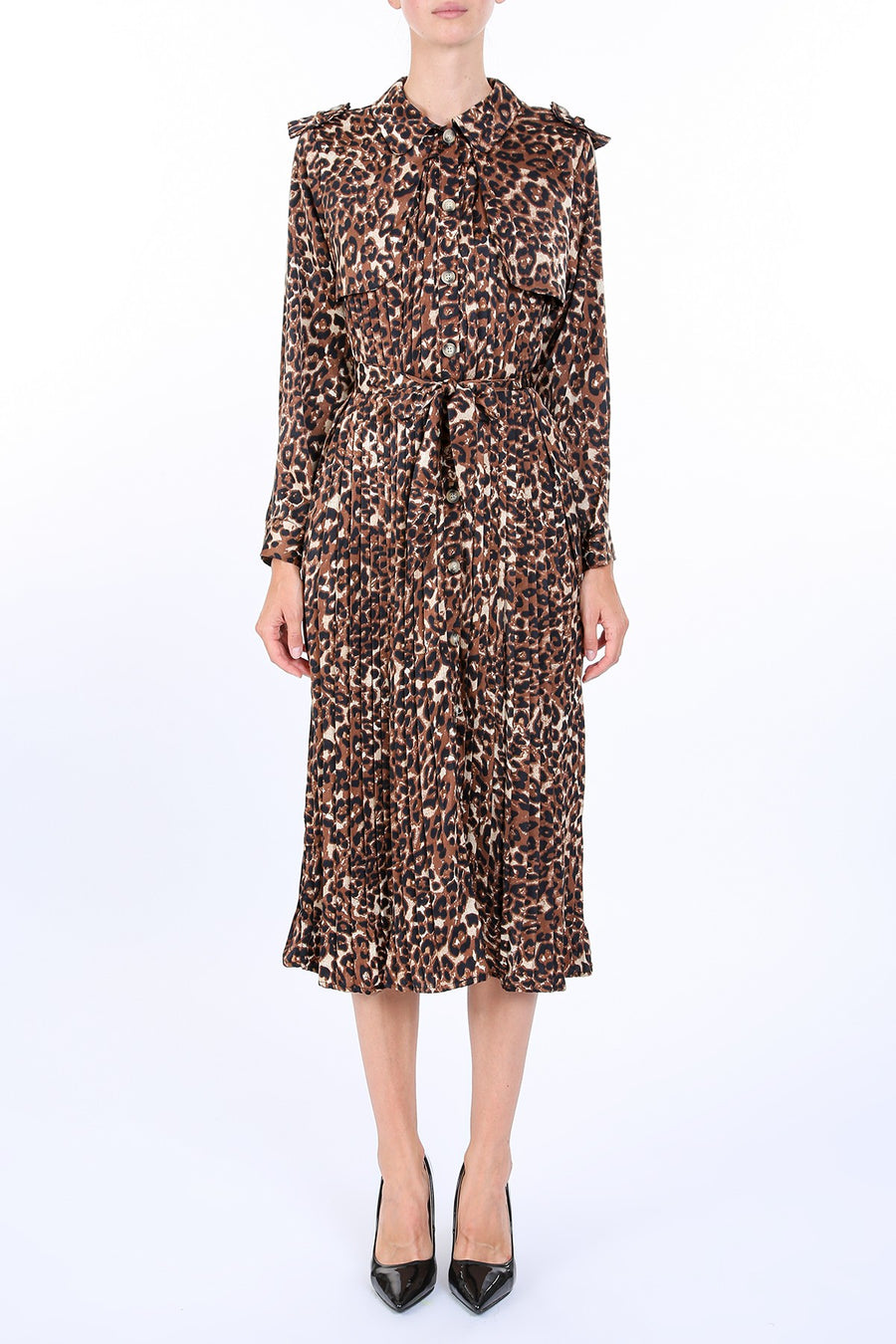 Beulah Leopard Print Dress