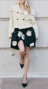 Beulah Belted Cream Jacket