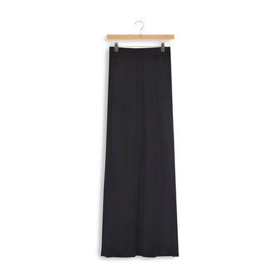 Point Sueded Straight Skirt