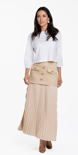 Luum Adele Pleated Skirt with Pockets