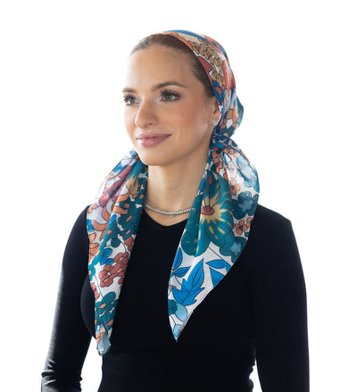 TUK Autumn Wild Flower Headscarf