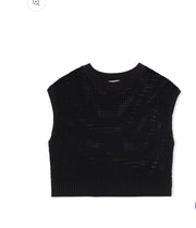 Point Wide Knit Vest
