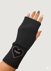 Tal Velvet Heart Gloves