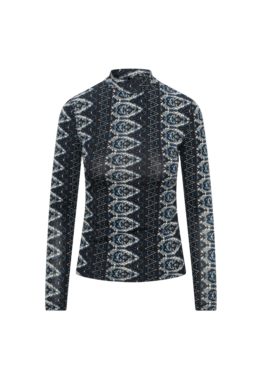 Riff Missoni Printed Mock Neck Turtleneck