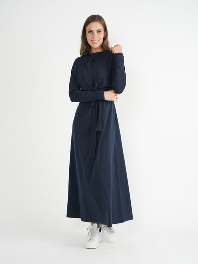 Miumax Aline Crew Neck Maxi Jumper Dress