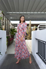 Adina Ella Hand Painted Floral Dress