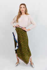 Byrd Juno Sage Floral Skirt