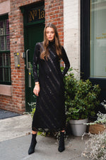 Luum Micaella Black Sequin Dress