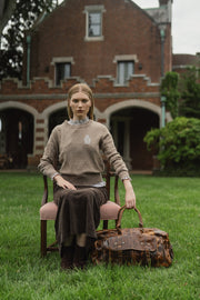 Point Fine Knit Crew Top