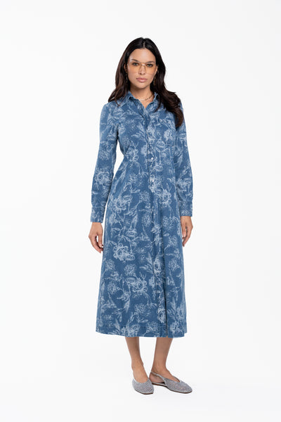 Luum Dylan Denim Shirt Dress