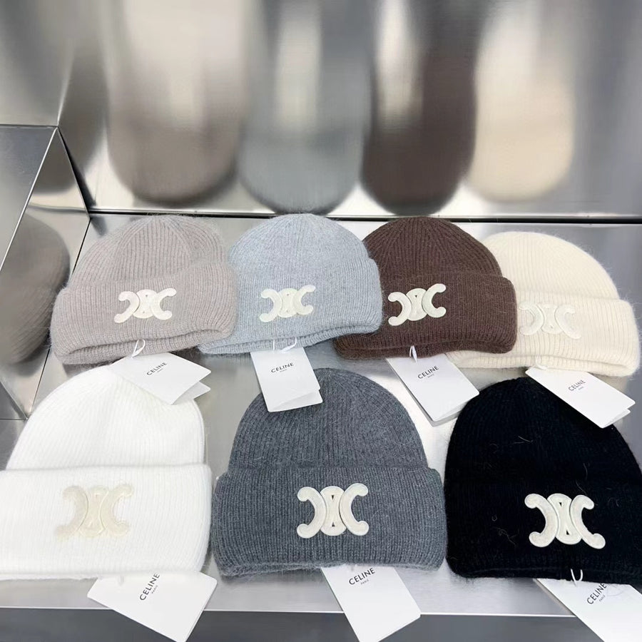 Celine Cashmere Cuff Hat