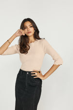 Ellie Makir Scalloped Top