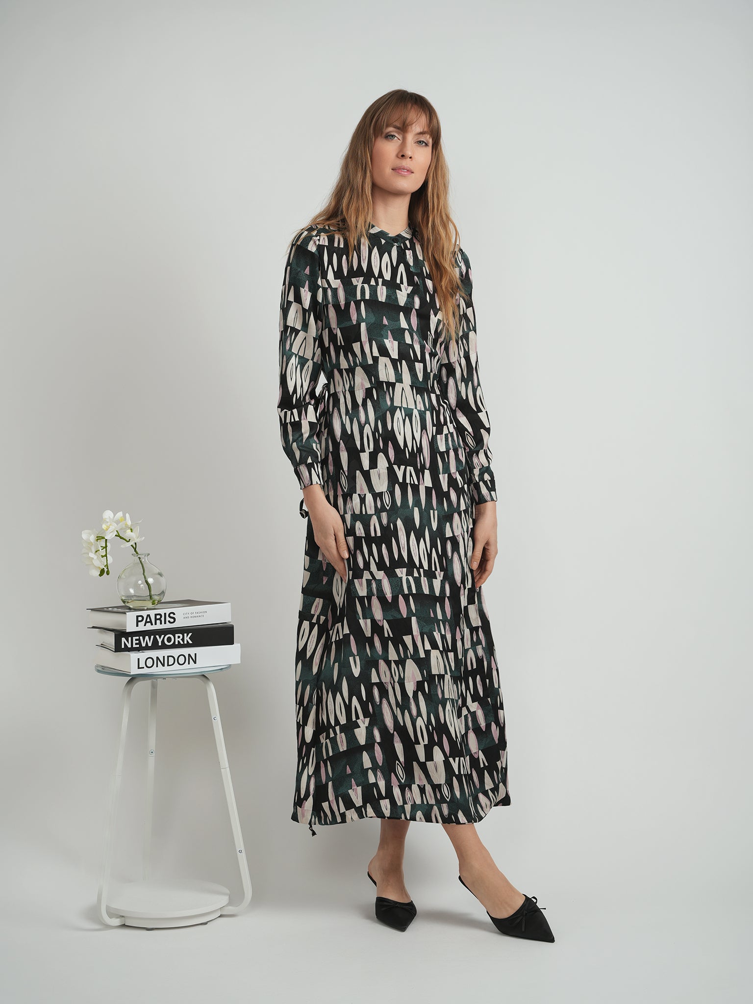 Blue Moon Wrap Around Maxi Dress