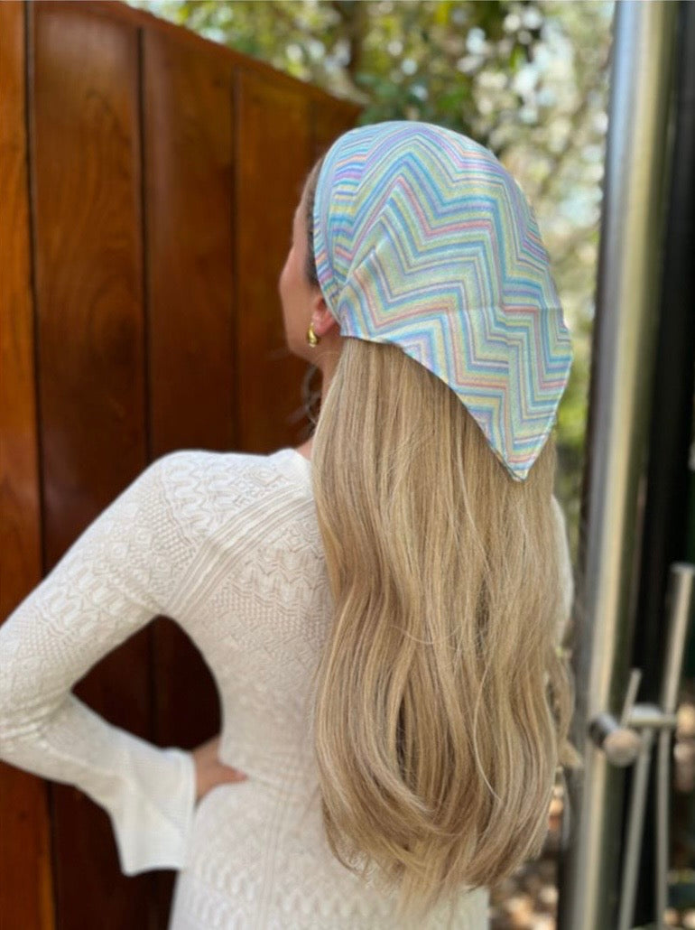 The Scarf Bar Electric Chevron Bandana