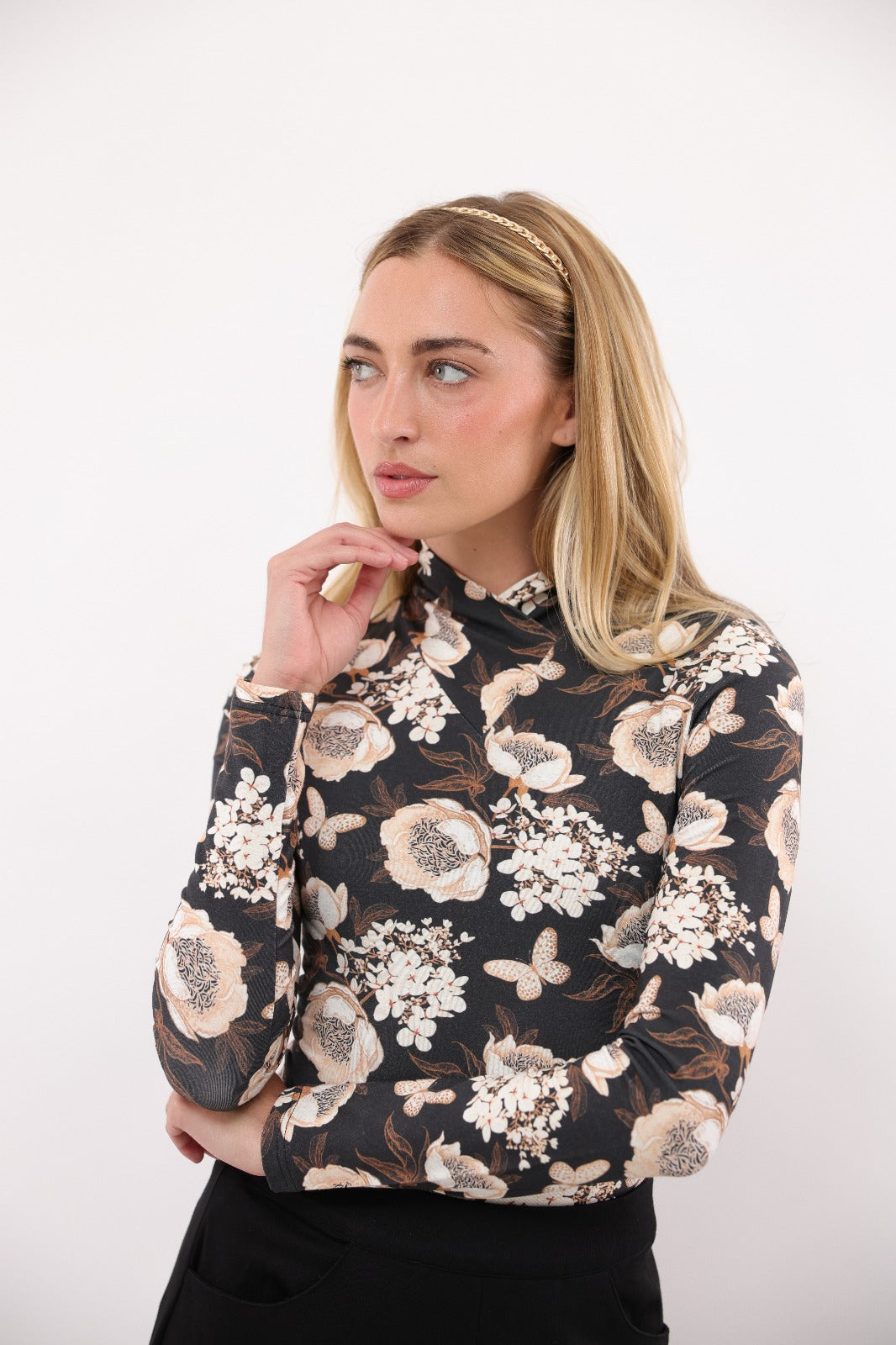 Byrd Shine Rose Top